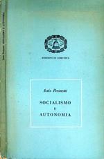 Socialismo e Autonomia