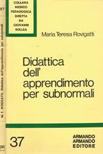 Didattica dell'apprendimento per subnormali