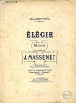 Elegie. Melodie avec accompl. De violoncelle