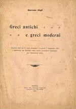 Greci Antichi e Greci Moderni