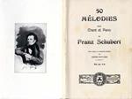 50 Melodies Pour Chant Et Piano De Franz Schubert