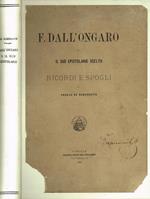 F.dall'ongaro e il suo epistolario scelto. Ricordi e spogli