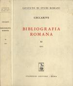 Bibliografia romana-Vol. XI