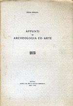 Appunti di Archeologia e Arte