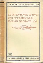 Le dit du sourd et muet qui fut miraculé en l'an de grace 1266