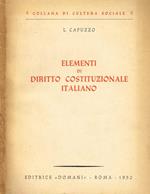 Elementi di diritto costituzionale italiano