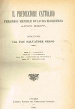 Il Predicatore Cattolico Anno XXIV. Periodico Mensile di Sacra Eloquenza