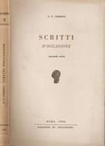 Scritti d'occasione. Seconda serie