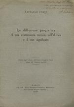 La diffusione geografica di una costumanza nuziale nell'Africa e il suo significato