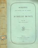 Scritti in Prosa ed in Versi Vol. N. III