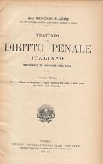 Diritto Penale. Vol. III. Secondo il codice del 1930