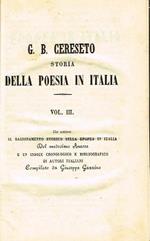 Epopea in italia (vol. III). Storia della poesia in italia
