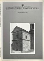 Quaderni dell' Istituto di Storia dell' Architettura. Dipartimento di Storia dell' Architettura, Restauro e Conservazione dei Beni Architettonici Fascicolo 11. 1988