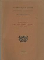 Bibliografia dell'accademia etrusca 1727. 1977