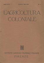 L' agricoltura coloniale n. 3