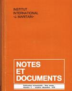 Notes Et Documents Anno II N. 2 3/4 5. Publication Trimestrielle