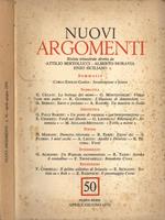 Nuovi argomenti n. 50. Rivista trimestrale di cultura