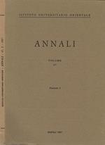 A. I. O. N. : Annali Vol 47 Fasc. 2. Rivista del Dipartimento di Studi Asiatici e del Dipartimento di Studi e Ricerche su Africa e Paesi Arabi