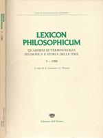 Lexicon Philosophicum Vol. 3. Quaderni di Terminologia Filosofica e Storia Delle Idee