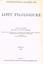 Listy Filologické