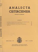 Anacleta Cisterciensia. Annus XXXIII-1977. Periodicum semestre