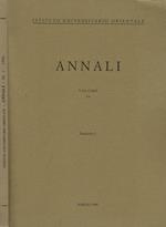 A. I. O. N. : Annali Vol 56 Fasc. 1. Rivista del Dipartimento di Studi Asiatici e del Dipartimento di Studi e Ricerche su Africa e Paesi Arabi