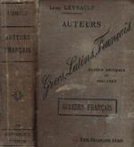 Auteurs Grecs, Latins, Francais. Auteurs Francais