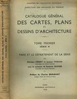 Catalogue General Des Cartes, Plans Et Dessins d'Architecture Tome I Serie N