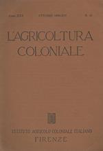 L' agricoltura coloniale n. 10