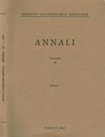 A. I. O. N. : Annali Vol 43 Fasc. 1. Rivista del Seminario di Studi Asiatici e del Seminario di Studi Africani