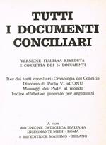 Tutti I documenti conciliari