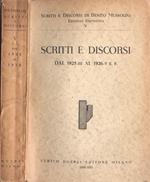 Scritti e discorsi (vol. V). dal 1925. III al 1926. V. E. F