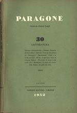 Paragone n. 30. Letteratura