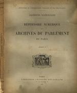 Repertoire Numerique Des Archives Du Parlement De Paris Serie X