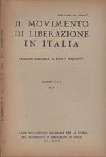 Il movimento di liberazione in Italia. Rassegna bimestrale di studi e documenti