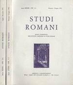 Studi romani-Anno XXXIX-nn. 1-2-3-4. Rivista trimestrale dell'Istituto Nazionale di Studi Romani