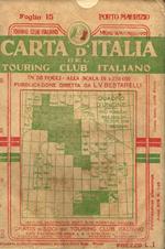 Cuneo Porto Maurizio Foglio 15. Carta D'Italia Del Touring Club