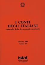 I Conti degli Italiani Vol. 20. Compendio della Vita Economica Nazionale