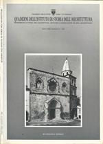 Quaderni dell' Istituto di Storia dell' Architettura. Dipartimento di Storia dell' Architettura, Restauro e Conservazione dei Beni Architettonici Fascicolo 12. 1988