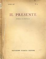 Il presente (n.13). Poesia e critica