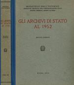 Gli archivi di stato al 1952