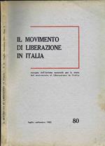 Il Movimento di Liberazione in Italia. Luglio-Settembre 1965