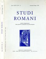 Studi Romani. Rivista trimestrale dell'istituto nazionale di studi romani