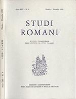 Studi romani-Anno XXX-n. 4. Rivista trimestrale dell'Istituto Nazionale di Studi Romani