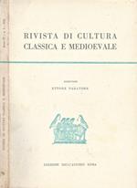 Rivista di Cultura Classica e Medioevale (Anno IV-numero 3)