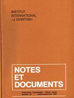 Notes Et Documents Anno Vi N 24 25. Publication Trimestrielle