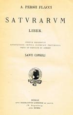 Saturarum. Liber