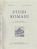 Studi Romani (Anno XXIII-N. 3). Rivista trimestrale dell'Istituto di Studi Romani