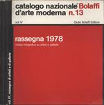 Catalogo nazionale d'arte moderna n° XIII. Rassegna 1978-Notizie integrative su artisti e gallerie
