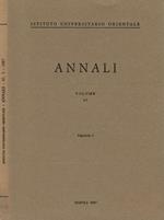 A. I. O. N. : Annali Vol 47 Fasc. 3. Rivista del Dipartimento di Studi Asiatici e del Dipartimento di Studi e Ricerche su Africa e Paesi Arabi